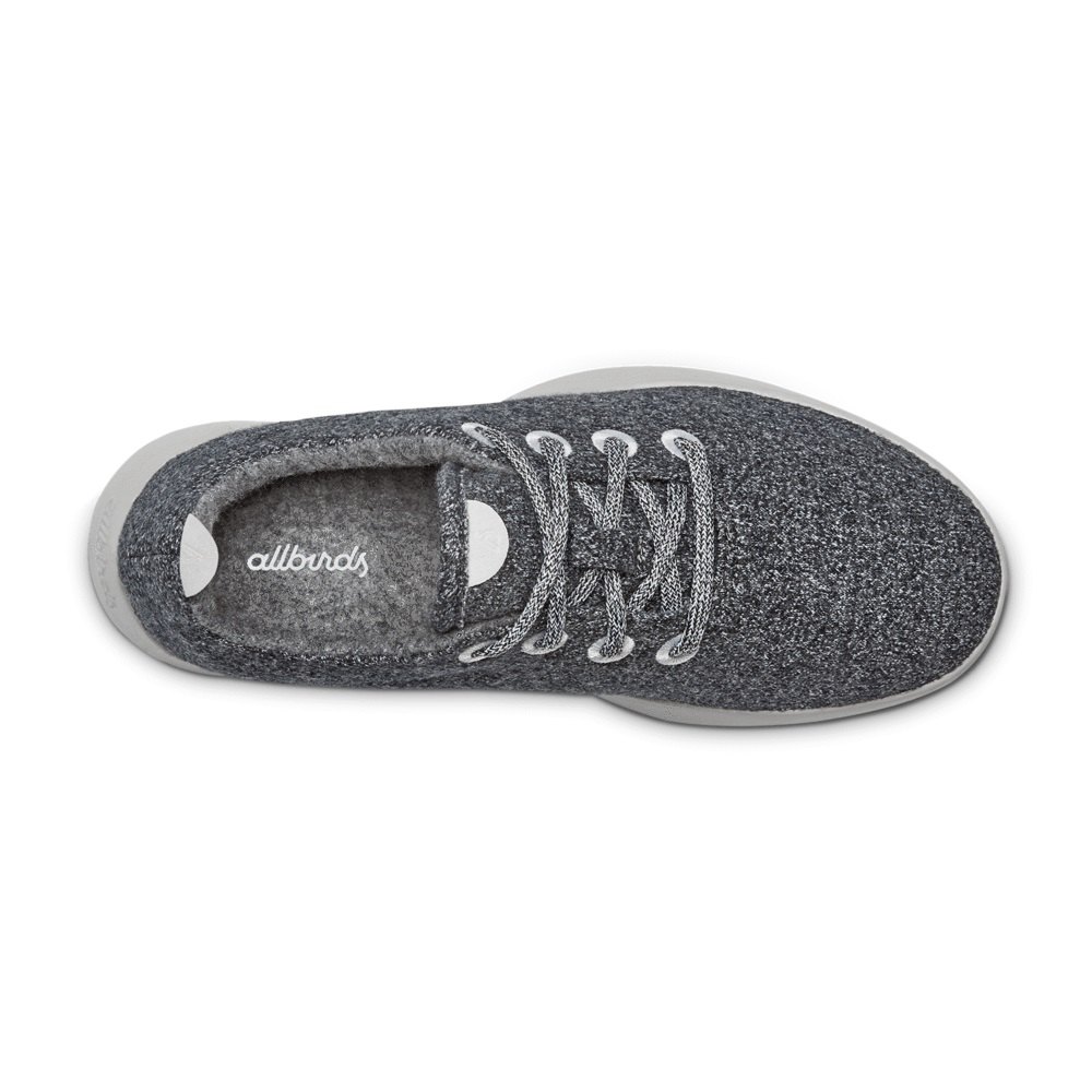 Allbirds Women\'s Sneakers Dark Grey - Wool Runners - 29608CUBM